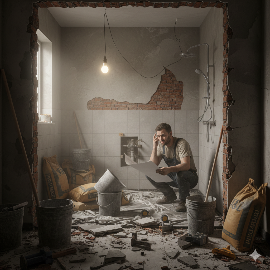 Nachher: Eine professionelle 3D Badplanung für ein stilvolles Badezimmer